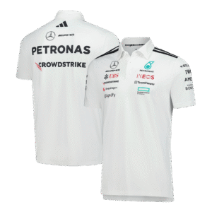 Mercedes AMG Petronas F1 2025 Team Polo White