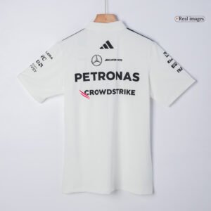 Mercedes AMG Petronas F1 2025 Team Polo White