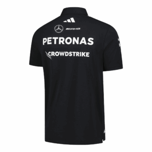 Mercedes AMG Petronas F1 2025 Team Polo Black - Image 2