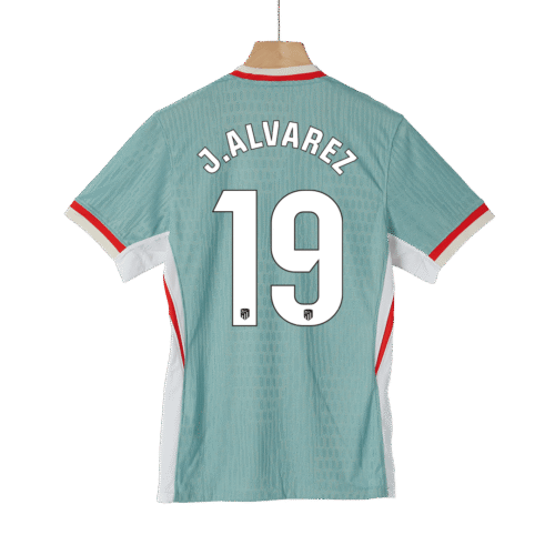 J.ALVAREZ #19 Atletico Madrid Away Authentic Soccer Jersey 2024/25