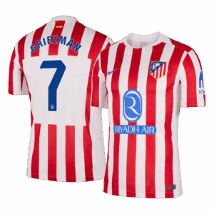 GRIEZMANN #7 Atletico Madrid Home Soccer Jersey 2025/26