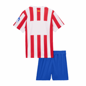 Atletico Madrid Home Kids Soccer Jerseys Kit 2025/26 - Image 2