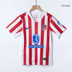 Atletico Madrid Home Kids Soccer Jerseys Kit 2025/26 - Image 4