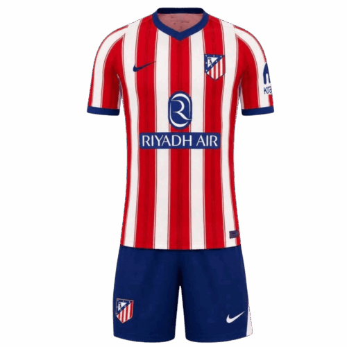 Atletico Madrid Home Kids Soccer Jerseys Kit 2026/27