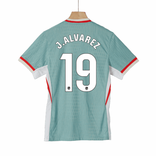 J.ALVAREZ #19 Atletico Madrid Away Player Version Jersey