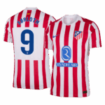 SØRLOTH #9 Atletico Madrid Home Player Version Jersey 2025/26