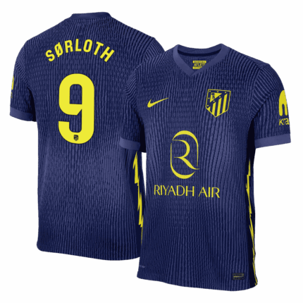 SØRLOTH #9 Atletico Madrid Away Player Version Jersey 2025/26