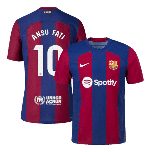 ANSU FATI #10 Barcelona Home Authentic Jersey 2023/24