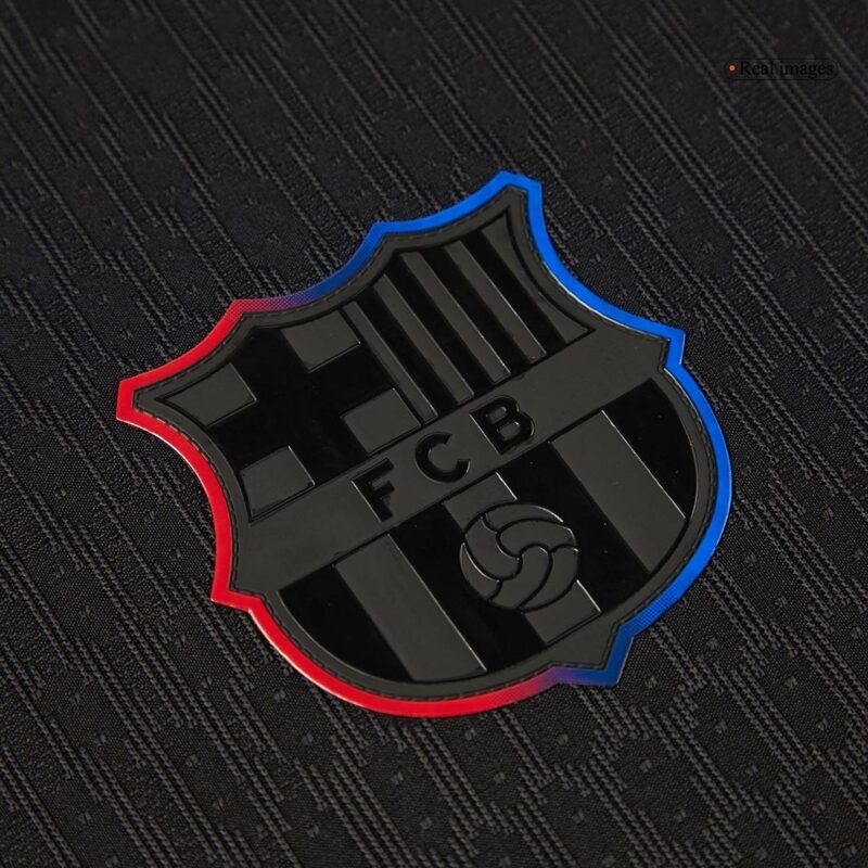 GAVI #6 Barcelona Away Authentic Soccer Jersey 2024/25 - Spotify Logo Without Text