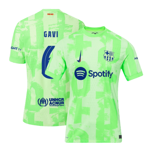 GAVI #6 Barcelona Third Away Authentic Soccer Jersey 2024/25 - UCL