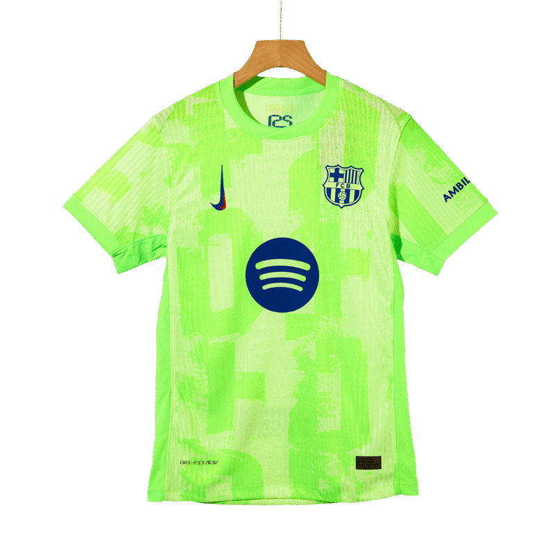 Barcelona Third Away Authentic Soccer Jersey 2024/25 -（Spotify Logo Without Text）