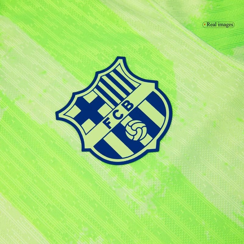 Barcelona Third Away Authentic Soccer Jersey 2024/25 -（Spotify Logo Without Text）