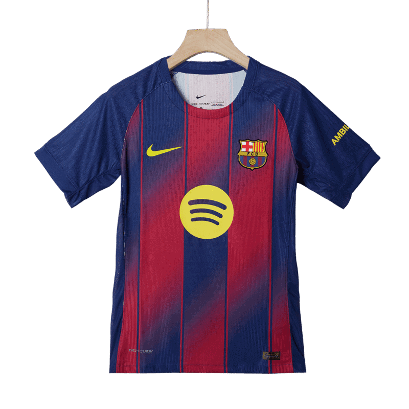 LAMINE YAMAL #10 Barcelona Home Authentic Soccer Jersey 2025/26 - UCL