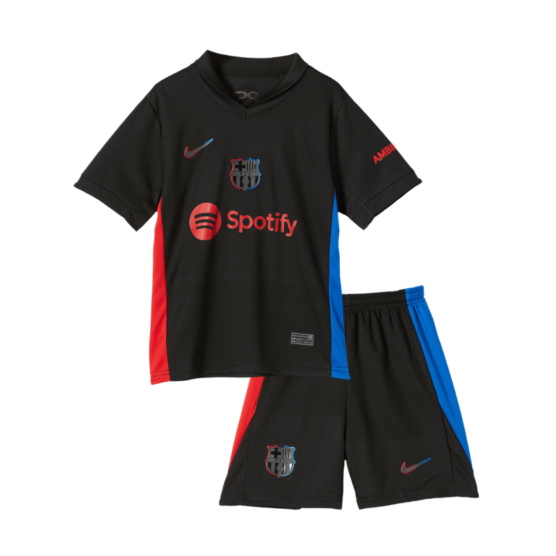 Barcelona Away Kids Soccer Jerseys Kit 2024/25