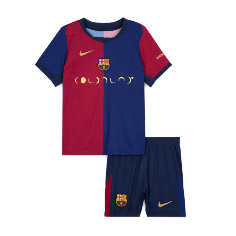 Barcelona Home Kids Soccer Jerseys Kit 2024/25 - COLDPLAY
