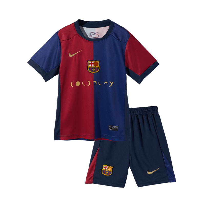 Barcelona Home Kids Soccer Jerseys Kit 2024/25 - COLDPLAY