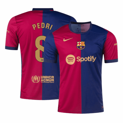PEDRI #8 Barcelona Home Soccer Jersey