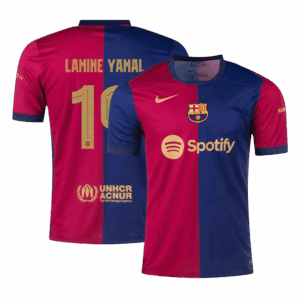 LAMINE YAMAL #19 Barcelona Home Soccer Jersey - UCL