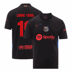 LAMINE YAMAL #19 Barcelona Away Soccer Jersey - UCL