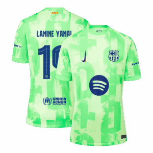 LAMINE YAMAL #19 Barcelona Third Away Soccer Jersey - UCL（Spotify Logo Without Text）