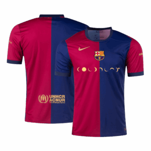Barcelona Home Soccer Jersey - COLDPLAY - Image 3