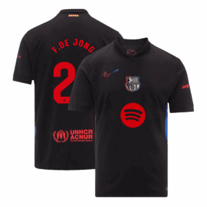 F.DE JONG #21 Barcelona Away Soccer Jersey- Spotify Logo Without Text