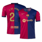 F.DE JONG #21 Barcelona Home Soccer Jersey