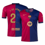 F.DE JONG #21 Barcelona Home Soccer Jersey - Spotify Logo Without Text