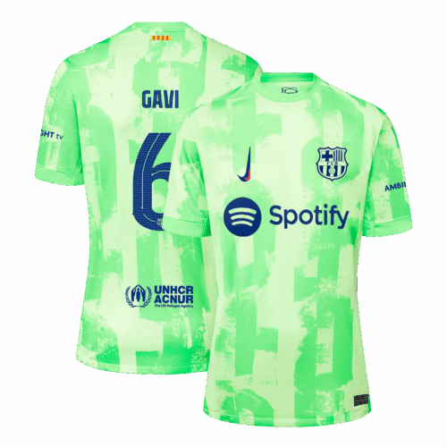 GAVI #6 Barcelona Third Away Soccer Jersey - UCL