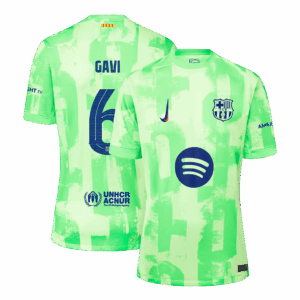 GAVI #6 Barcelona Third Away Soccer Jersey - UCL（Spotify Logo Without Text）