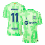 RAPHINHA #11 Barcelona Third Away Soccer Jersey- UCL