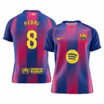 PEDRI #8 Barcelona Home Soccer Jersey 2025/26