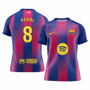 PEDRI #8 Barcelona Home Soccer Jersey 2025/26