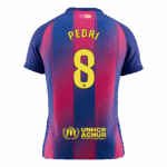 PEDRI #8 Barcelona Home Soccer Jersey 2025/26