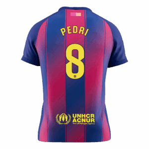 PEDRI #8 Barcelona Home Soccer Jersey 2025/26 - Image 2