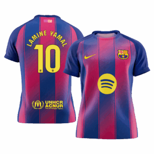 LAMINE YAMAL #10 Barcelona Home Soccer Jersey 2025/26