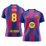 PEDRI #8 Barcelona Home Soccer Jersey 2025/26 -UCL