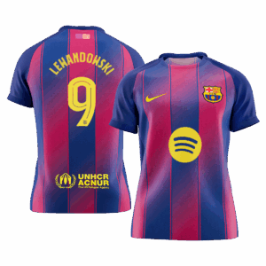 LEWANDOWSKI #9 Barcelona Home Soccer Jersey 2025/26 -UCL