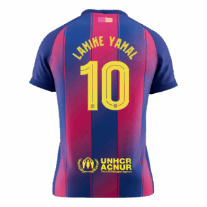 LAMINE YAMAL #10 Barcelona Home Soccer Jersey 2025/26 -UCL - Image 2