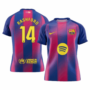 RASHFORD #14 Barcelona Home Soccer Jersey 2025/26