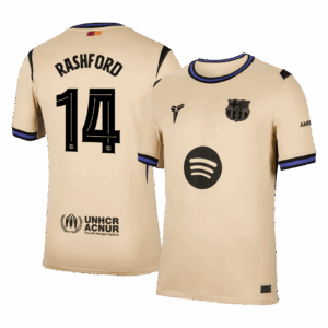 RASHFORD #14 Barcelona Away Soccer Jersey 2025/26 -UCL
