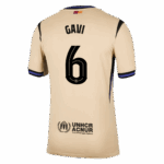 GAVI #6 Barcelona Away Soccer Jersey 2025/26 -UCL