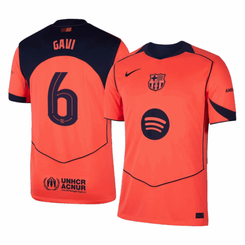 GAVI #6 Barcelona Third Away Soccer Jersey 2025/26 -UCL