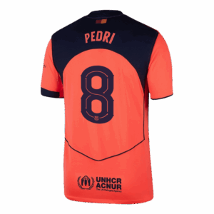 PEDRI #8 Barcelona Third Away Soccer Jersey 2025/26 -UCL - Image 3