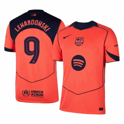 LEWANDOWSKI #9 Barcelona Third Away Soccer Jersey 2025/26 -UCL