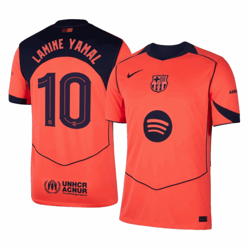 LAMINE YAMAL #10 Barcelona Third Away Soccer Jersey 2025/26 -UCL