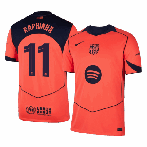 RAPHINHA #11 Barcelona Third Away Soccer Jersey 2025/26 -UCL