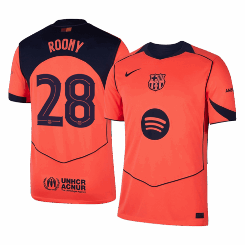 ROONY #28 Barcelona Third Away Soccer Jersey 2025/26