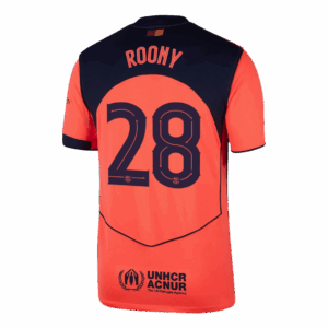 ROONY #28 Barcelona Third Away Soccer Jersey 2025/26 - Image 3