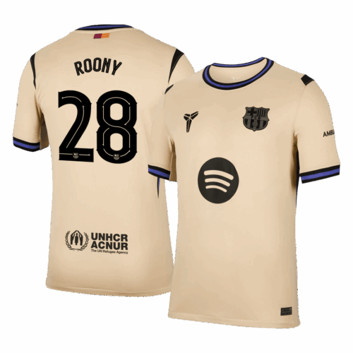 ROONY #28 Barcelona Away Soccer Jersey 2025/26
